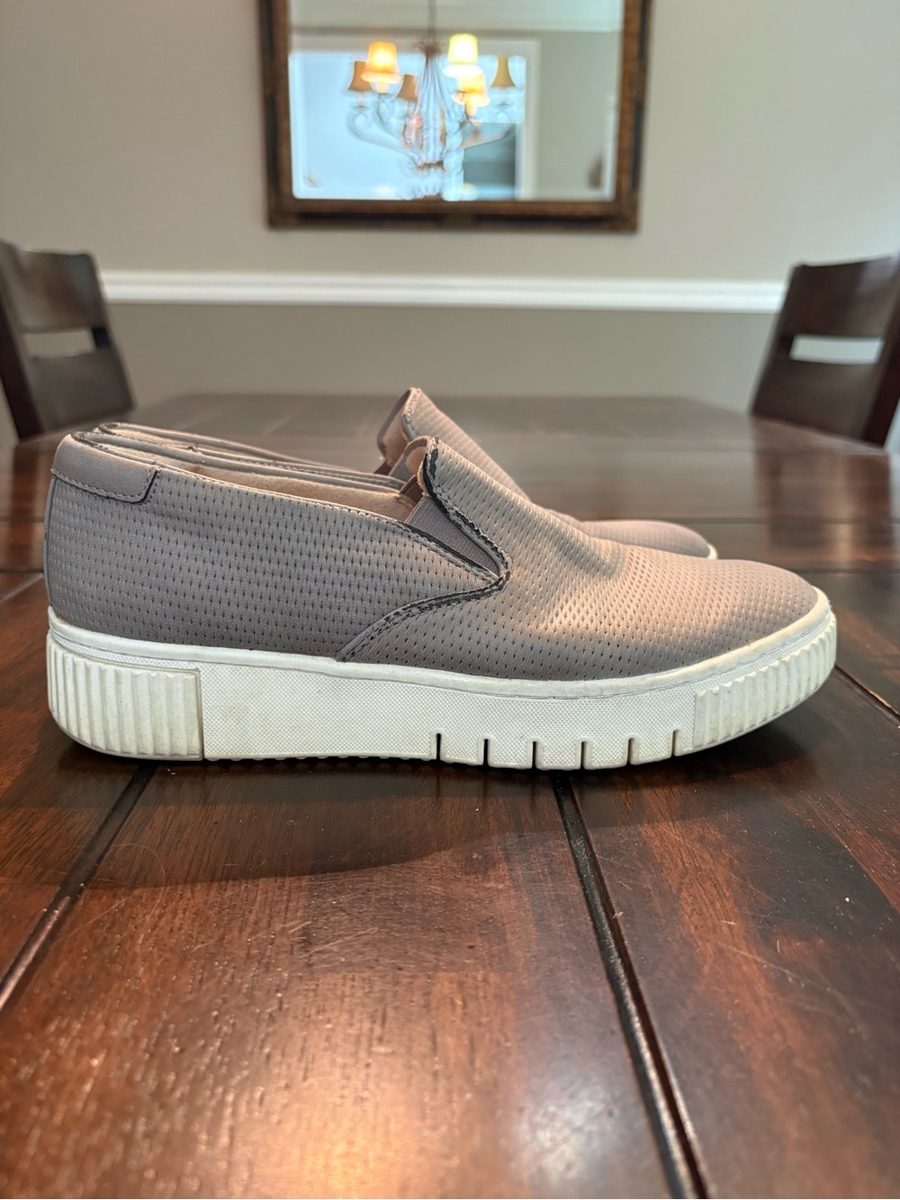 Naturalizer Soul Slip-On Casual Sneakers — Gray/Taupe